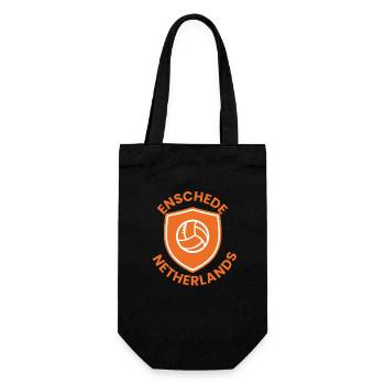 Enschede Volleyshield - Geschenkbeutel für Flaschen - Schwarz - Vorne