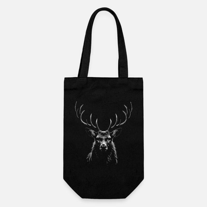 Cerf - Sac à bouteille - noir