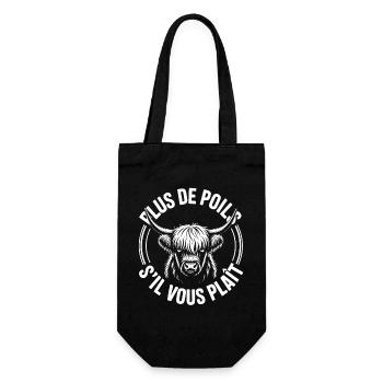 Vache Highland Poils - Sac à bouteille - noir - Devant
