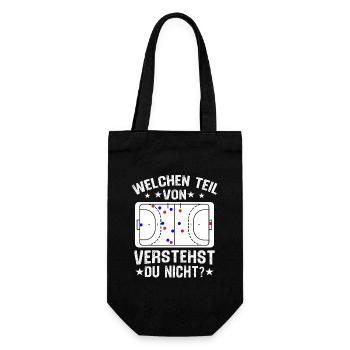 welchen teil von verstehst du nicht Handball  - Geschenkbeutel für Flaschen - Schwarz - Vorne