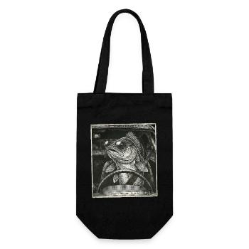 Zander Flashed - Gift Bag for Bottles - black - Front