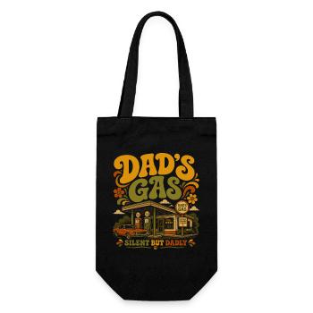 Papa Gaz - Silencieux mais Redoutable Vintage - Sac à bouteille - noir - Devant