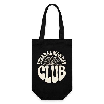 Emerald Monday Club Logo - Gift Bag for Bottles - black - Front