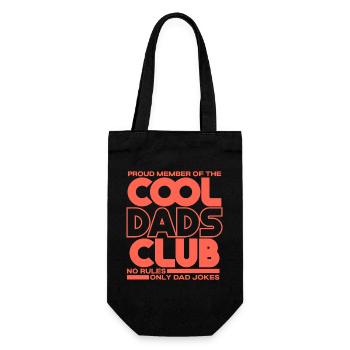 Dad Gift Father's Day - Cool Dads Club - Gift Bag for Bottles - black - Front