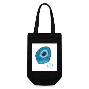 Blue_magic_eye - Sac à bouteille - noir - Devant