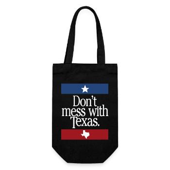 Ne jouez pas avec le Texas - Sac à bouteille - noir - Devant