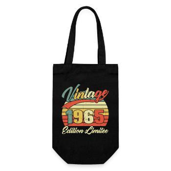 Cadeau D'anniversaire Vintage 1965 Édition Limitée - Sac à bouteille - noir - Devant