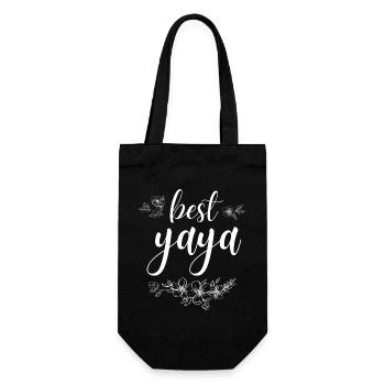 Meilleur Yaya. Cadeau pour Yaya - Sac à bouteille - noir - Devant