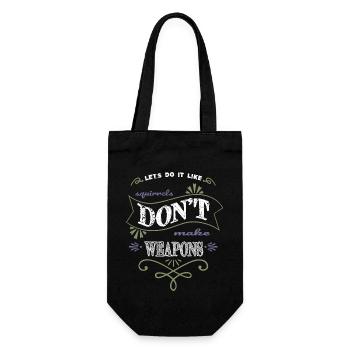 Désarmement colombe de la paix famille drôle citation années 60 - Sac à bouteille - noir - Devant