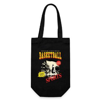Basketteur Basketteur Dunking Sport Vintage - Sac à bouteille - noir - Devant
