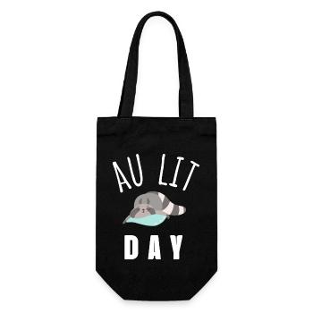 au lit day - Sac à bouteille - noir - Devant