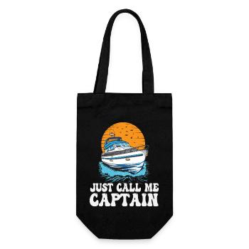Appelez-moi simplement Captain Pontoon King Motorboating - Sac à bouteille - noir - Devant