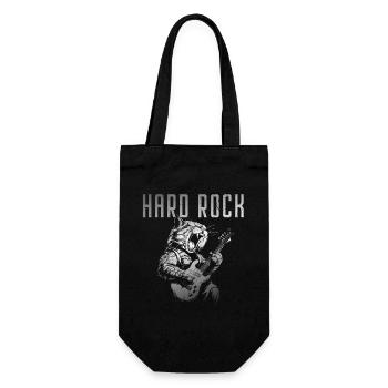Hard rocking cat - Sac à bouteille - noir - Devant