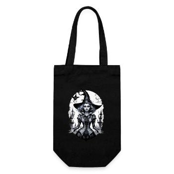 Classic Witch 16 - Gift Bag for Bottles - black - Front