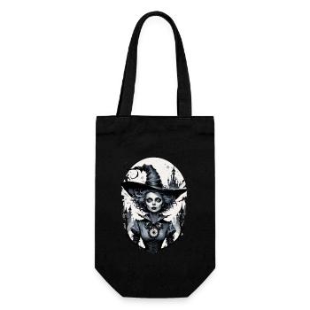Classic Witch 18 - Gift Bag for Bottles - black - Front