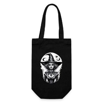 Classic Witch 21 - Gift Bag for Bottles - black - Front