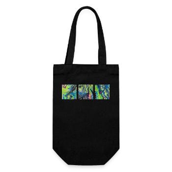 Horse - Gift Bag for Bottles - black - Front