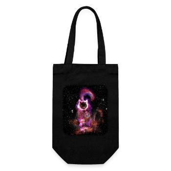 le trou noir connu sous le nom de votre chat (TILE) - Sac à bouteille - noir - Devant