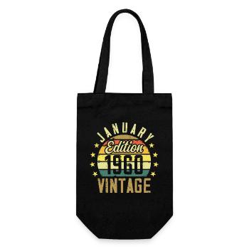 Légendes Sont Nés En Janvier 1960 - Janvier 1960 - Sac à bouteille - noir - Devant