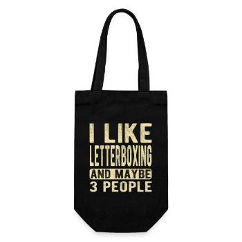 Dicton de Letterboxing - Sac à bouteille - noir - Devant