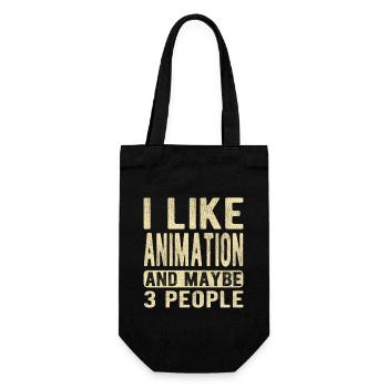 Dicton d’animation - Sac à bouteille - noir - Devant