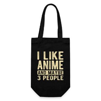 Dicton d’anime - Sac à bouteille - noir - Devant