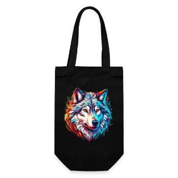 Loup - Sac à bouteille - noir - Devant