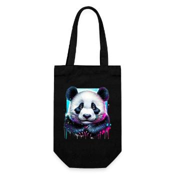 Panda - Sac à bouteille - noir - Devant