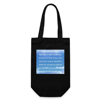 Vatertag - Geschenkbeutel für Flaschen - Schwarz - Vorne