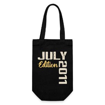Juillet 2011 Chemise D’anniversaire Juillet 2011 - Sac à bouteille - noir - Devant