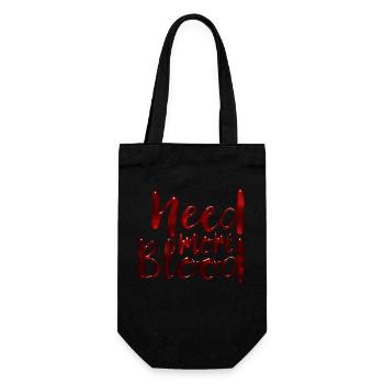 Besoin de plus de sang - Sac à bouteille - noir - Devant