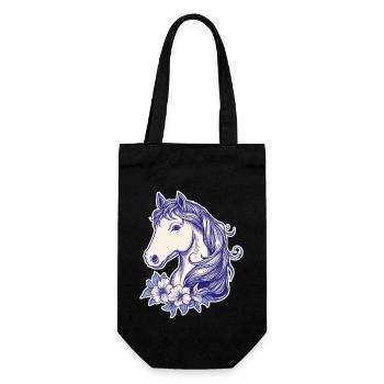 Horse Kids - Gift Bag for Bottles - black - Front