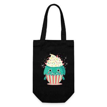 Mignon Cupcake Monster - Mignon et ludique - Sac à bouteille - noir - Devant