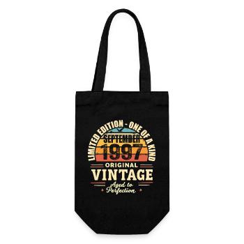 Septembre 1997 Cadeau 1997 Vintage Septembre 1997 - Sac à bouteille - noir - Devant
