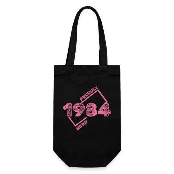 1984 - Geschenkbeutel für Flaschen - Schwarz - Vorne