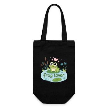 Design Flirt de La Grenouille Amoureuse - Sac à bouteille - noir - Devant