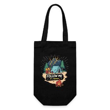 Outdoor Adventure Nature Tent - Gift Bag for Bottles - black - Front