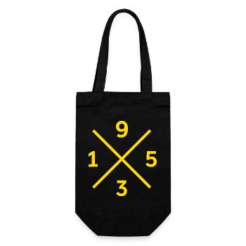 1953 Fußball Dresden Fan Hoodie, Tasche, T-Shirt - Geschenkbeutel für Flaschen - Schwarz - Vorne