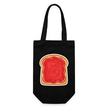 Pain à la confiture - Sac à bouteille - noir - Devant