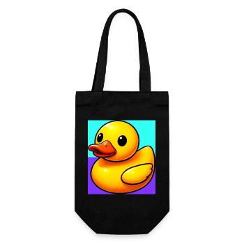 Duckling Duck Duck Duck - Gift Bag for Bottles - black - Front