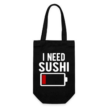 J’ai besoin d’une décharge de batterie spirituelle pour sushi - Sac à bouteille - noir - Devant