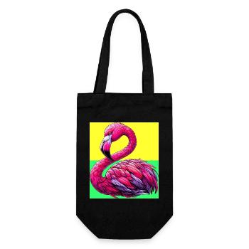 Flamant - Sac à bouteille - noir - Devant