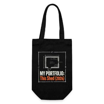 My Portfolio - Geschenkbeutel für Flaschen - Schwarz - Vorne
