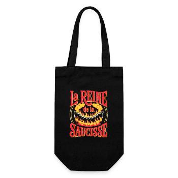 Reine de la Saucisse Flamboyante - Sac à bouteille - noir - Devant