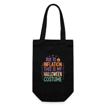 Inflation Halloween Colorful Costume - Gift Bag for Bottles - black - Front