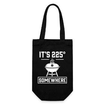 Humor Barbecue Grill Dad | BBQ Master Gift - Gift Bag for Bottles - black - Front