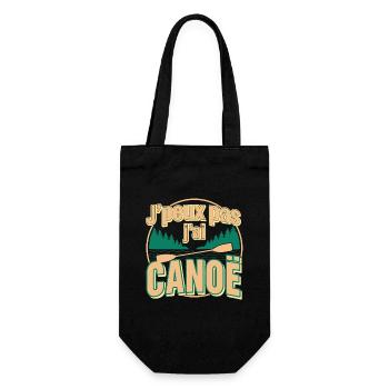J'peux pas j'ai CANOE - Sac à bouteille - noir - Devant