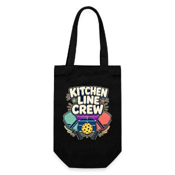KITCHEN LINE CREW Nickerchen - Geschenkbeutel für Flaschen - Schwarz - Vorne