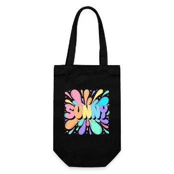 Sunny Splash Lettres Multicolores - Sac à bouteille - noir - Devant