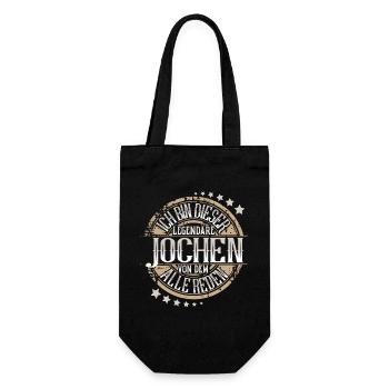 Jochen - Geschenkbeutel für Flaschen - Schwarz - Vorne